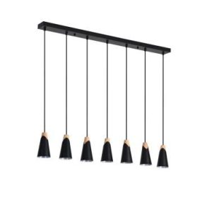 Люстра подвесная Alfa Light F3524-35 Black G9*7