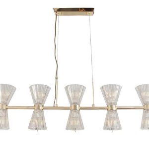 Подвесная люстра Newport Christina 3615/S gold new М0069511