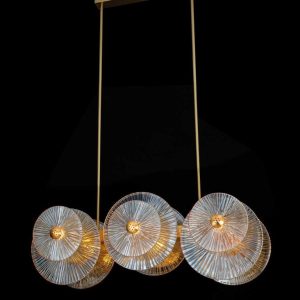 Люстра подвесная Alfa Light F4024-51 850x300mm GD LED