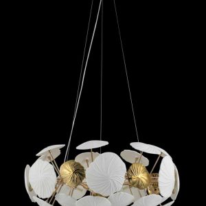 Люстра подвесная Alfa Light F2924-10 Φ690*1200 E14*8 GD