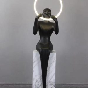 Торшер Alfa Light F2724-02 330*330*1550 BLACK