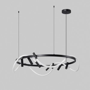 Люстра подвесная Alfa Light F3024-24 BLACK