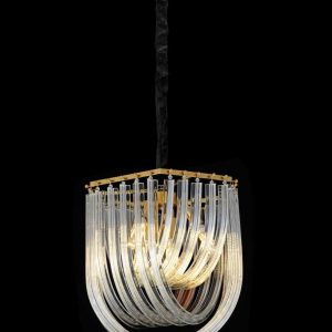 Люстра подвесная Alfa Light F4024-57 400mm AB color E14*8