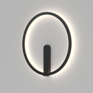 Настенный светодиодный светильник Denkirs Round DK5035-BK