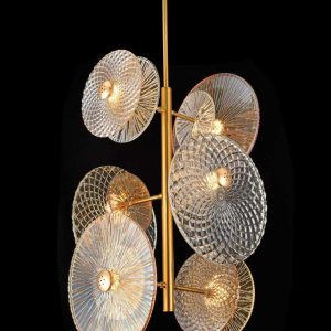 Люстра подвесная Alfa Light F4024-48 380*1200MM AB COLOR led