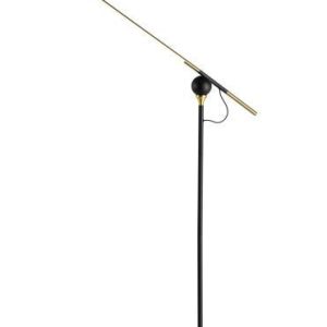 Торшер Alfa Light F3924-40 light black+gol d 18W 100*18*1 60