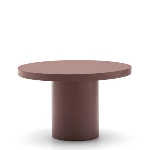 Aiguablava Журнальный столик терракотовый цементный Ø120 см
