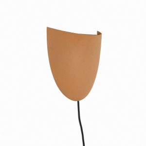 Настенный светильник Nibla из металла с терракотовым эффектом