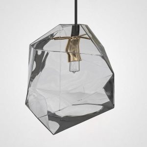 Подвесной Светильник Color Ice Cube Pendant Jevio 1 Серый By Imperiumloft