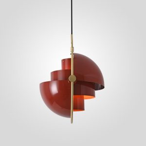 Люстра Louis Weisdorff Gubi Multi-Lite Pendant Red By Imperiumloft