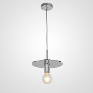 Подвесной Светильник Rh Utilitaire Disk Shade Pendant Silver By Imperiumloft