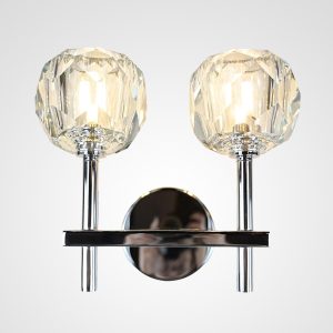 Бра Boule De Cristal Double Sconce Chrome By Imperiumloft