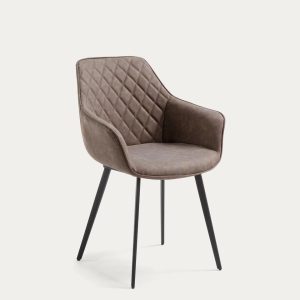 Стул Aminy серо-коричневый