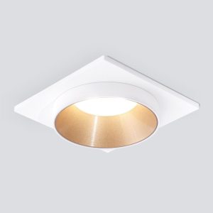 Встраиваемый точечный светильник 116 MR16 золото/белый