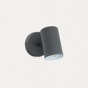 Настенный светильник Manie из металла с отделкой под черный чугун