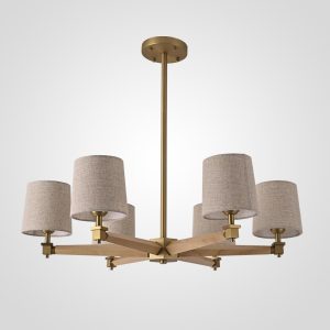 Люстра Jorgenson D85 Beige/Light Wood By Imperiumloft