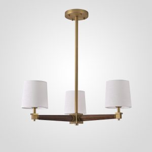 Люстра Jorgenson D70 White/Dark Wood By Imperiumloft