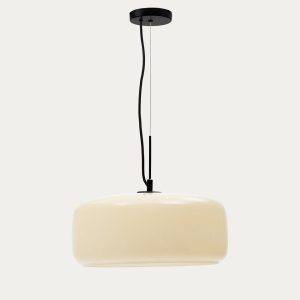 Reig Стеклянный подвесной светильник светло-серый Ø 38 см