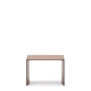 Litto Приставной столик из шпона ореха натурального цвета 55 x 40 см