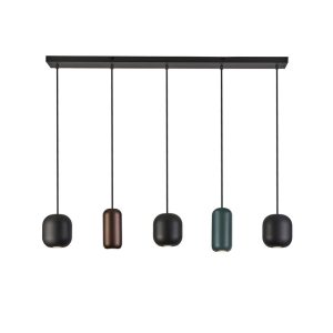 Люстра Nimes 5L разноцветная