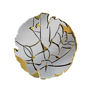 Fiorella Настенная скульптура золотой/хром