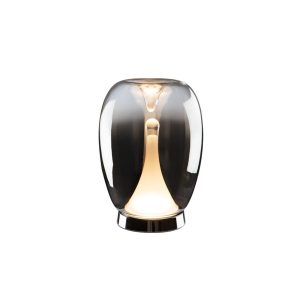 Suspiro Настольная лампа хром/дымчатый