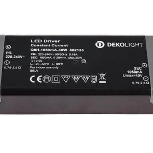 Драйвер Deko-Light Q8H-1050mA/30W 9-28V 30W IP20 1,05A 862133