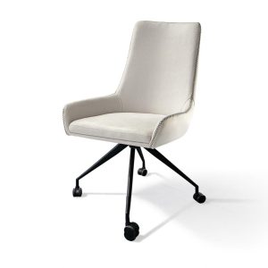 Стул на колесиках Diane белый