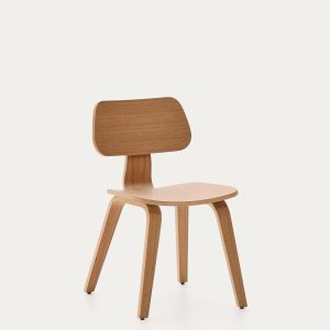 Стул Gena из дубового шпона и каучукового дерева