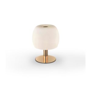 Настольная лампа Baloon золото/опаловое стекло