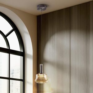 Подвесной светильник Scarlet 1L янтарный