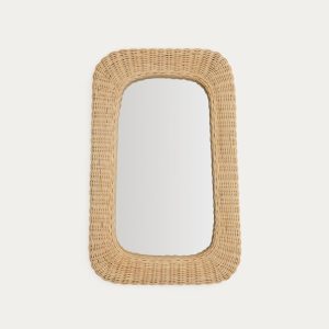 Зеркало из ротанга Zilna 38 x 59 см