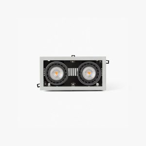 Nano Colin-2 Серый встраиваемый светильник с рамкой 14-26W 4000K 56°