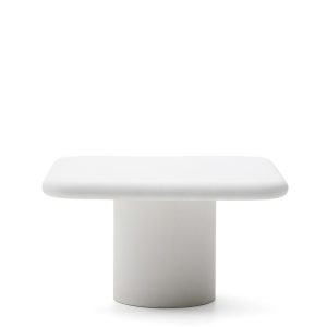 Уличный стол Addaia цемент, белый 135 x 135 см