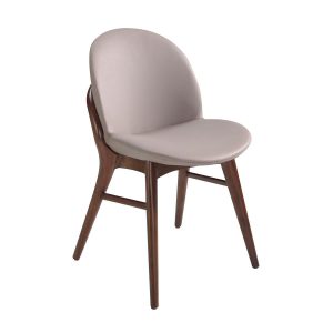 Стул CH19058/4107 с обивкой из экокожи и каркасом из массива ясеня