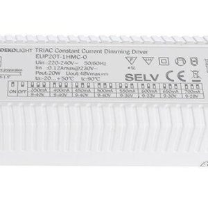 Драйвер Deko-Light Triac Multi CC EUP20T-1HMC-0 9-40V 20W IP20 0,35-0,7A 862141