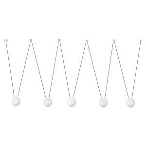 Люстра Mine 5L белая