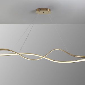 Подвесной светильник Lia большой золотой