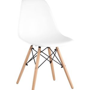 Стул Eames Style DSW белый (разборный каркас)