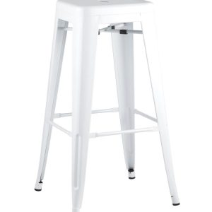 Стул барный TOLIX белый глянцевый