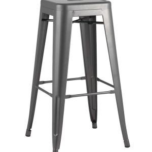 Стул барный TOLIX серебристый матовый