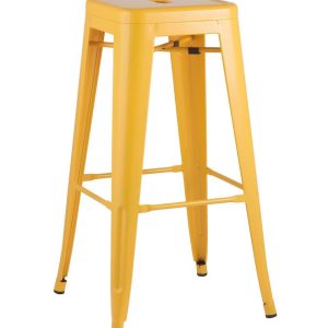 Стул барный TOLIX желтый глянцевый