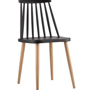 Стул Морган пластиковый черный