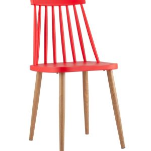 Стул Морган пластиковый красный