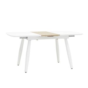 Стол обеденный Чикаго раскладной 120-160*90 белый