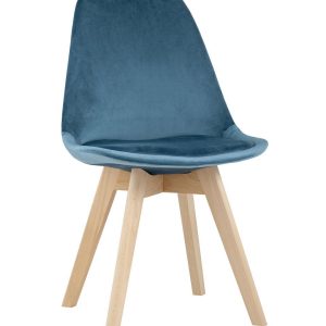 Стул FRANKFURT велюр синий