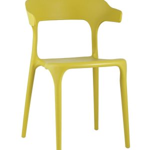 Стул Neo пластик горчичный