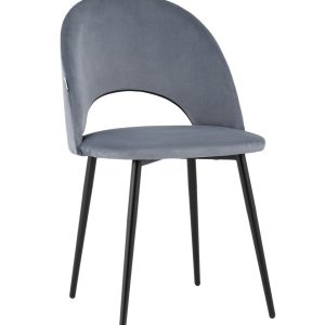 Стул Меган велюр серый