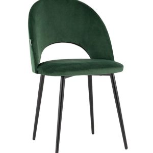 Стул Меган велюр зелёный