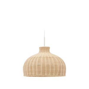 Ennia Абажур из ротанга со светлой отделкой Ø38 см